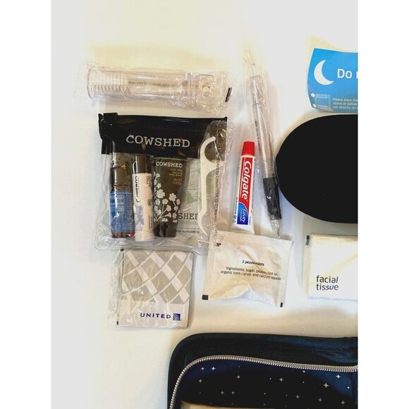 United‎ Polaris Business Class Amenity navy blue kit -NEW - Picture 8 of 13